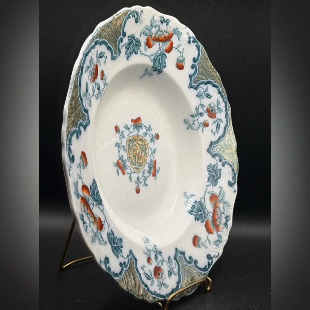 Sevres Hanley England JG Meakin (1890-1900) Antique Ironstone China Plate Dish